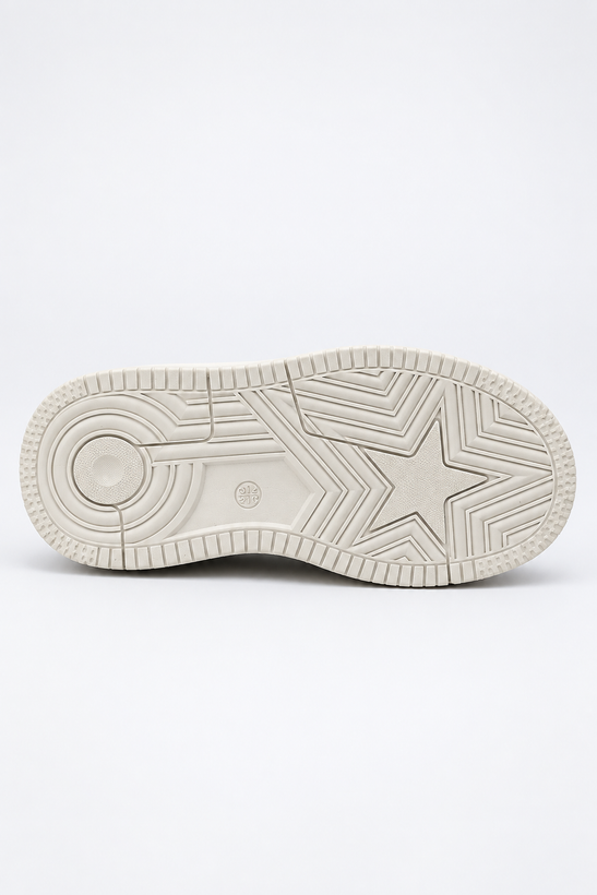 ونس بچگانه اورجینال XTY مدل فانتزی؛ رویه ضدآب با استیکر جداشونده و زیره سبک EVA (کرم/یاسی)