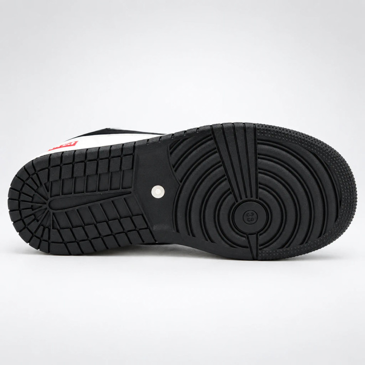کتانی وارداتی اورجینال برند K Shoes | طرح Jordan Low رنگ سفید مشکی