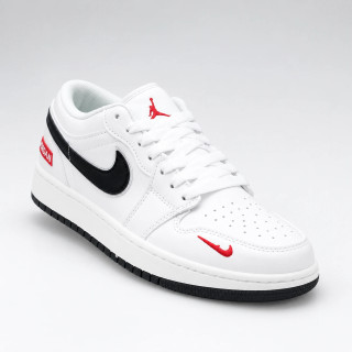 کتانی وارداتی اورجینال برند K Shoes | طرح Jordan Low رنگ سفید مشکی